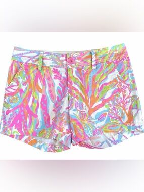 EUC Scuba To Cuba Lilly Pulitzer Shorts. Size 8 The Callahan